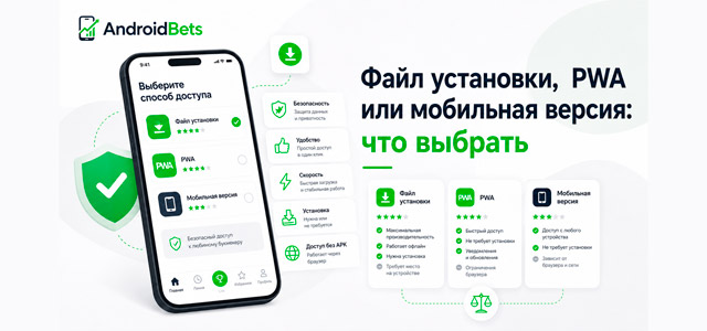 Форматы мобильных букмекеров